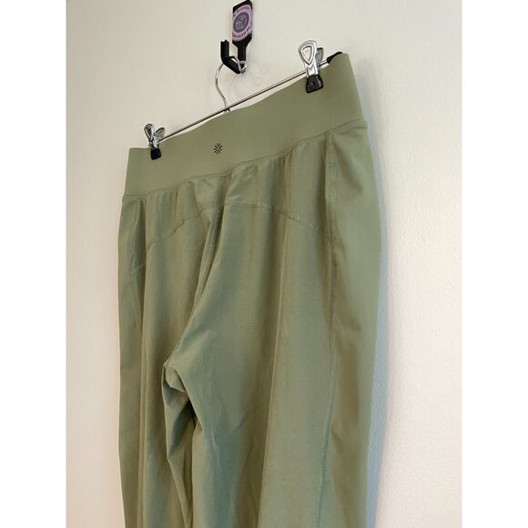 Athleta Run with it Pants in Eucalyptus Green Size MED TALL - Picture 7 of 8